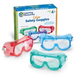 ABUDDER Kid Safety Goggles Crystal Clear Eye Protection (3-Pack)