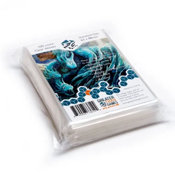 Asbtos Card Sleeves (Standard Size, 100-Pack)