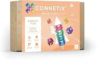 Connetix Tiles 40-Piece Pastel Expansion Pack