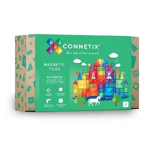 Connetix Tiles Rainbow Creative Pack (120-piece)