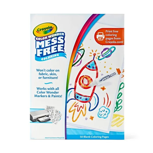 Crayola Color Wonder Mess Free Blank Refill Paper (30-Pack)