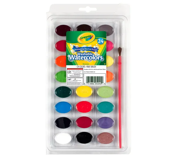 Crayola Washable Watercolors (24-ct)