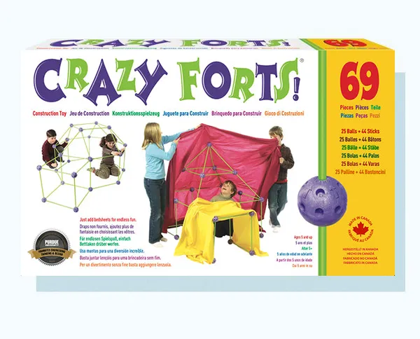 Crazy Forts 69-Piece Fort Building Kit (Everest Toys)