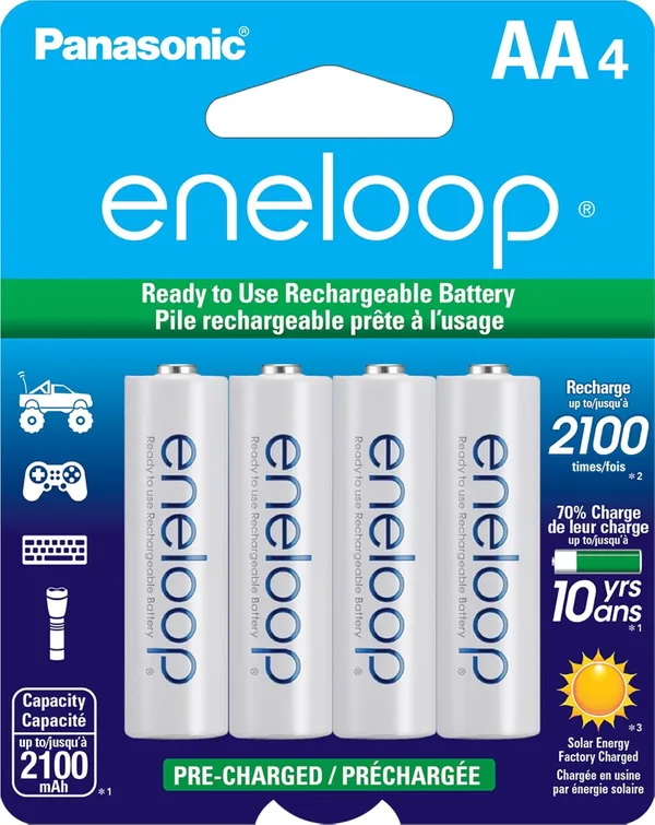 Batteries AA (8-pack Rechargeable)