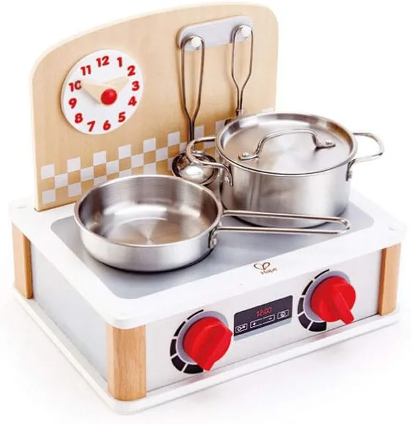 Hape 2-in-1 Kitchen & Grill Set