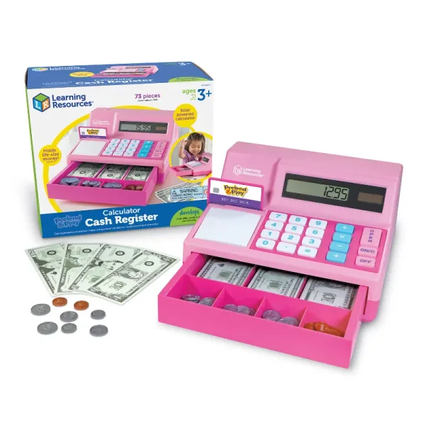 Learning Resources Pretend Play Calculator Cash Register