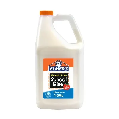 Elmer's Liquid School Glue, Washable (1 Gallon)