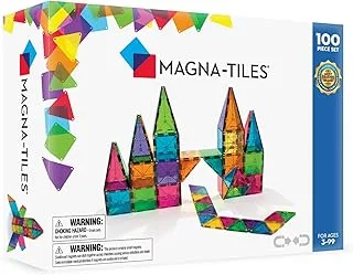 Magna-Tiles Clear Colors 100-Piece Set