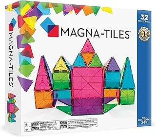 Magna-Tiles Clear Colors 32-Piece