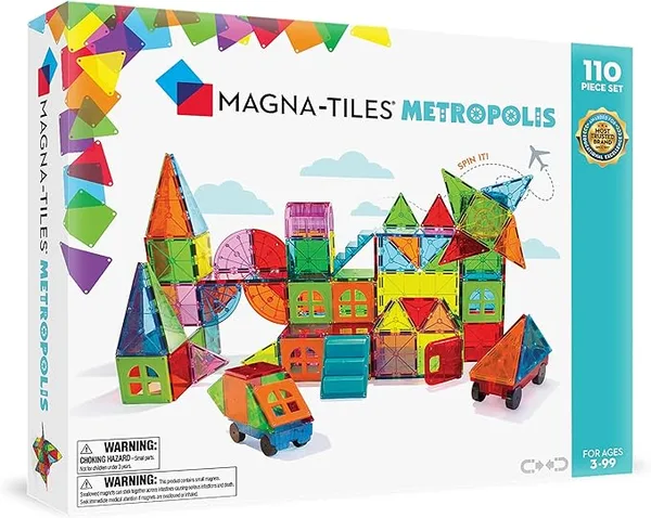 Magna-Tiles Metropolis Set (110-piece)