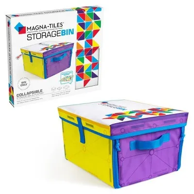 MAGNA-TILES Storage Bin & Interactive Play-Mat