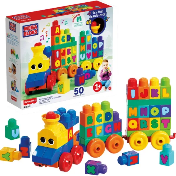 Mega Bloks First Builders ABC Musical Train