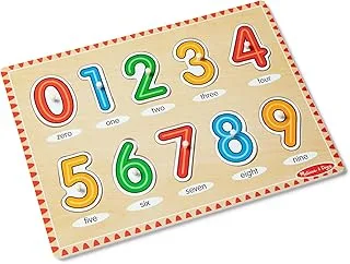 Melissa & Doug See-Inside Numbers Peg Puzzle