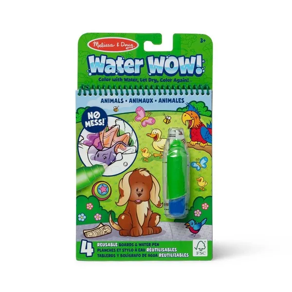 Melissa & Doug Water Wow! Reusable Water-Reveal Activity Pad