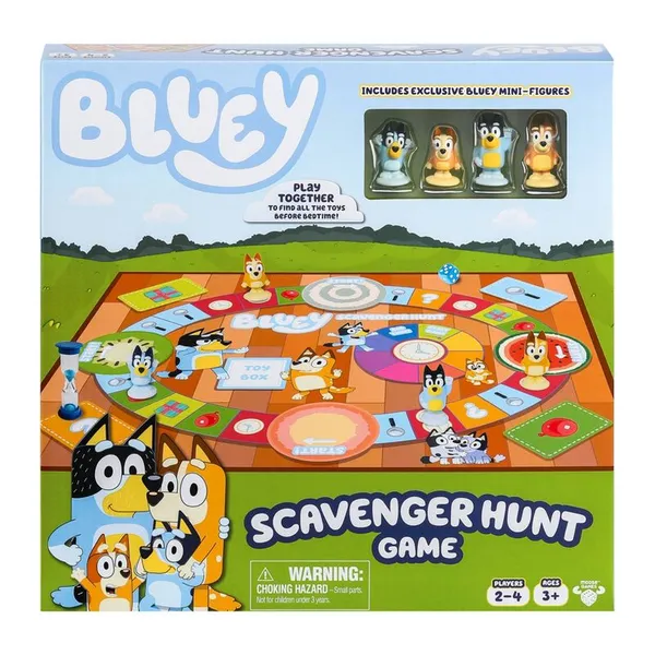 Moose Games Bluey Scavenger Hunt Board Game