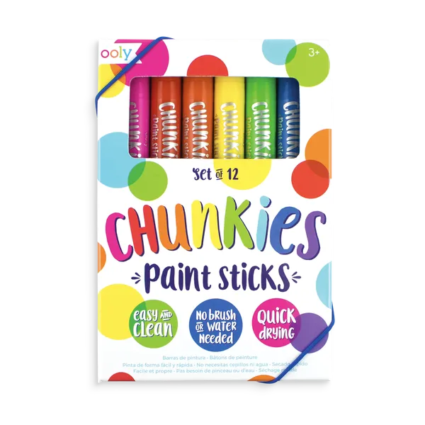 Ooly Chunkies Paint Sticks (Set of 12)
