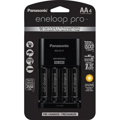 Panasonic Eneloop Rechargeable AA Batteries (4-Pack)