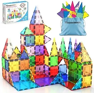 PicassoTiles 100-Piece Magnet Building Set