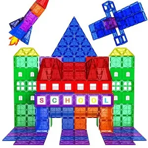 Playmags 3D Magnetic Tiles (50-piece)
