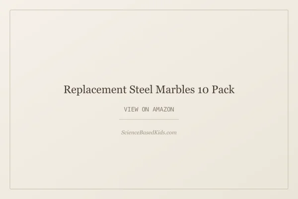 Four Brothers 1/2" Replacement Steel Balls for Gravity Maze (10-Pack)