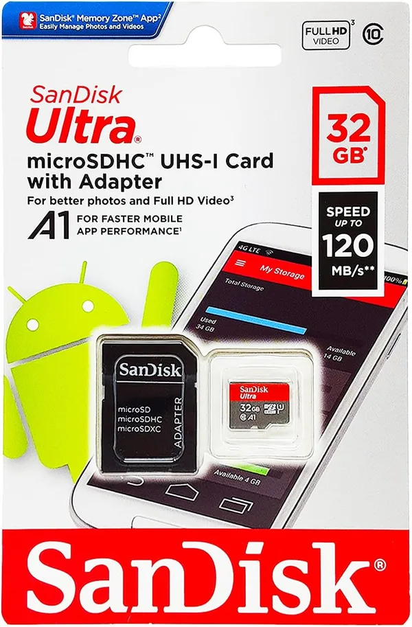SanDisk 32GB microSD Card