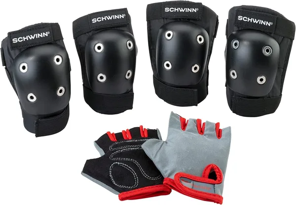 Schwinn Child's Pad Set with Knee, Elbow and Gloves