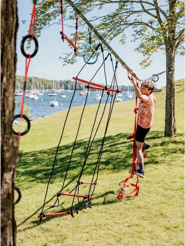 Slackers Deluxe Ninjaline Kit (56ft with 9 Obstacles)