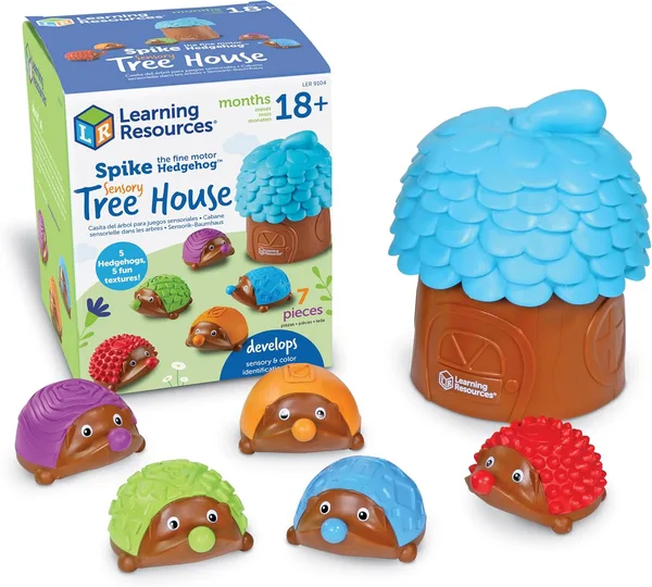 Learning Resources Spike the Fine Motor Hedgehog Sensory Tree House