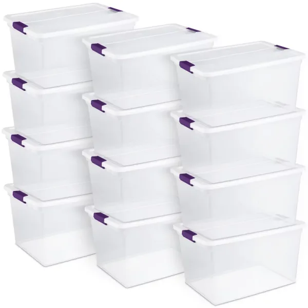 Sterilite 66-Quart Clear Storage Container