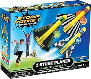 Stomp Rocket Stunt Planes (3 Planes)