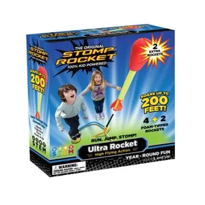 Stomp Rocket Ultra Rocket Launcher (4 Rockets)