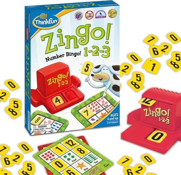 ThinkFun Zingo 1-2-3 (Number Version)