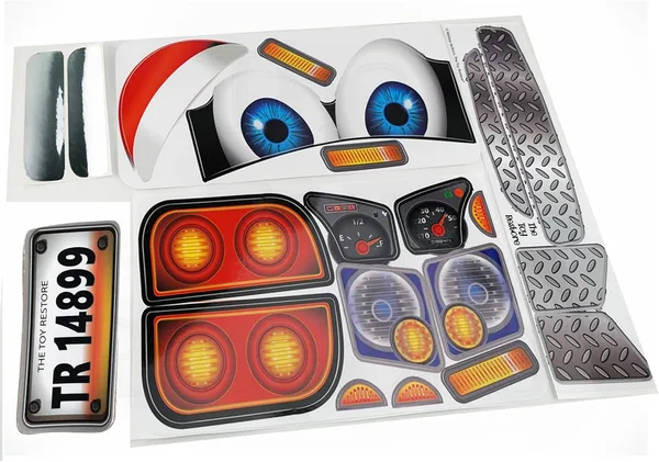 Toy Restore Replacement Stickers for Little Tikes Cozy Coupe