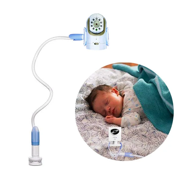 Universal Baby Monitor Wall Mount (Adjustable Arm, Crib/Wall Compatible)