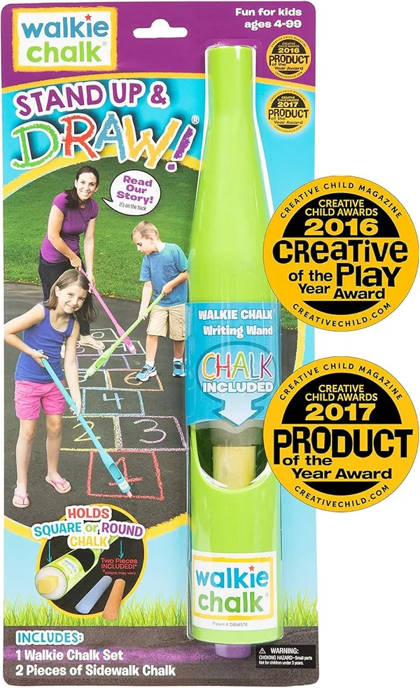 Walkie Chalk Stand-Up Sidewalk Chalk Holder