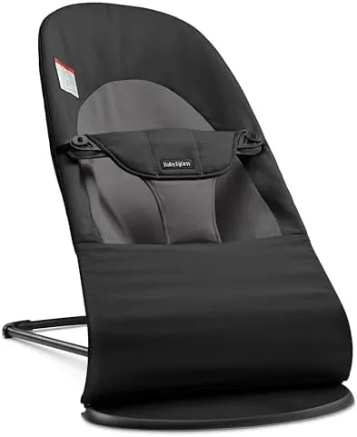The Bouncer Balance Soft in black with no motors, batteries, or attached toys.