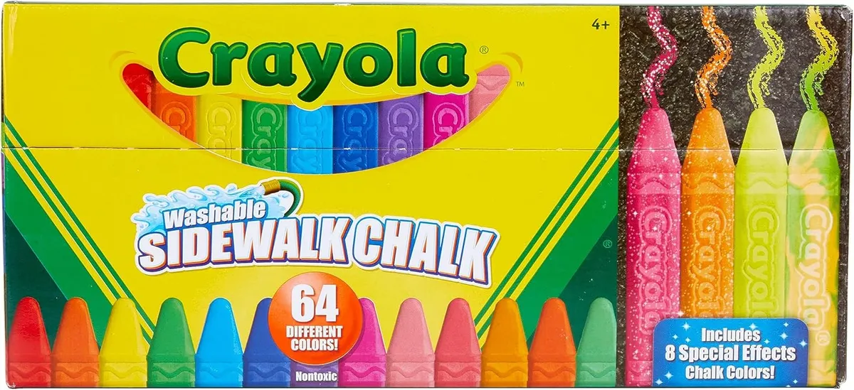 Crayola Washable Sidewalk Chalk Review