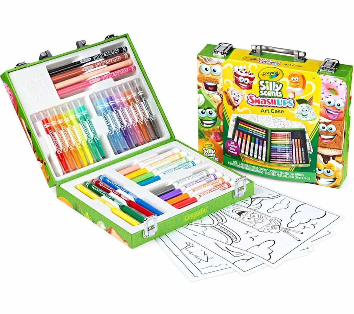 The twist-up barrel eliminates sharpening, the failure point of traditional scented crayons.