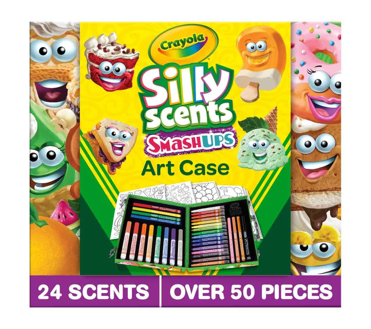 Each color carries a distinct fragrance, adding a second sensory channel to drawing.