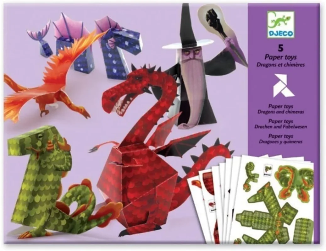 Djeco Paper Toys Review