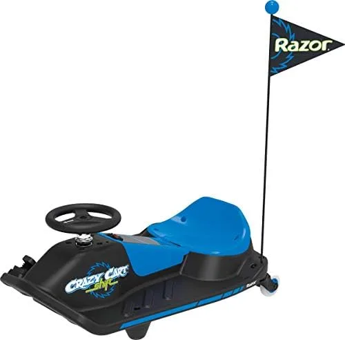 The Crazy Cart Shift in profile, low to the ground with rear caster wheels for drifting.