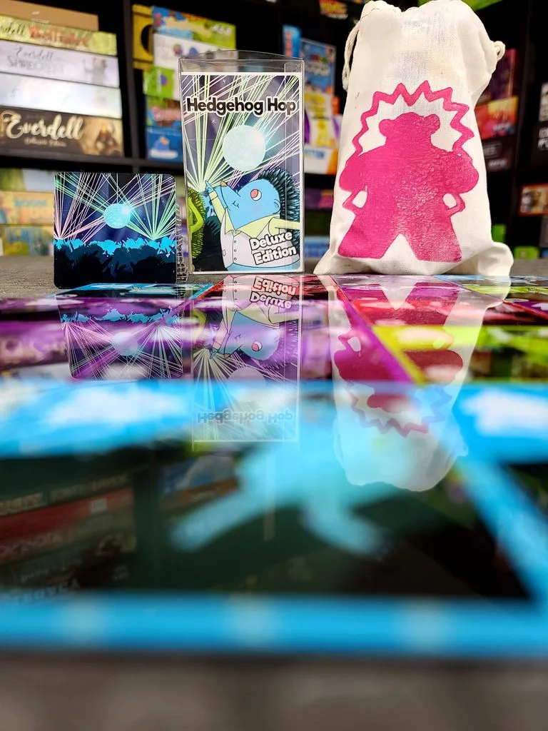 The Deluxe Edition box and dice bag photographed at a friendly local game store.