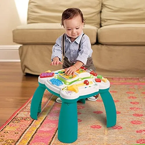 Cruising-age testing showed the table holds steady weight bearing during pull-to-stand attempts.