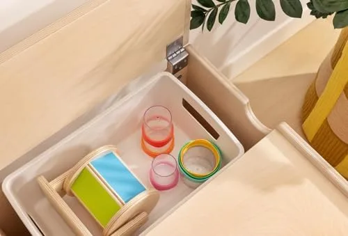 Inside the lid: bins for rotation, the pragmatic answer to 'what do I do with last month's toys?'