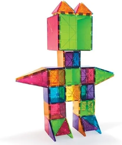 A figurative build demonstrates how vertical structures hold under their own weight.
