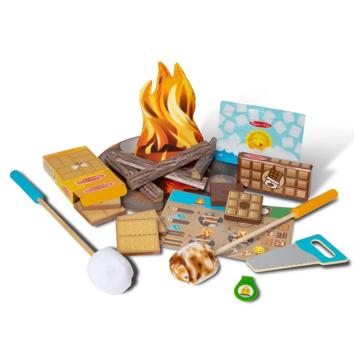 Melissa & Doug Let's Explore Campfire S'mores Play Set Review