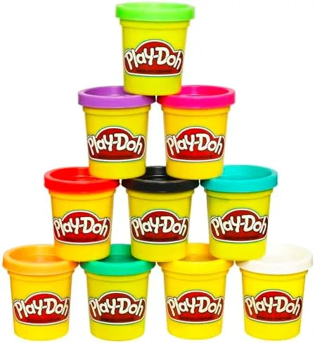 Ten yellow-lidded cans, ten colors, the same red script that has appeared on the label since 1956.