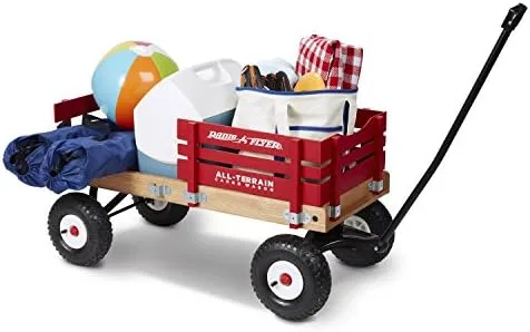 Cargo configuration: the wagon hauls beach gear, blankets, and a cooler.