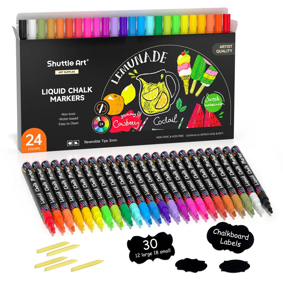 Shuttle Art Liquid Chalk Markers Review