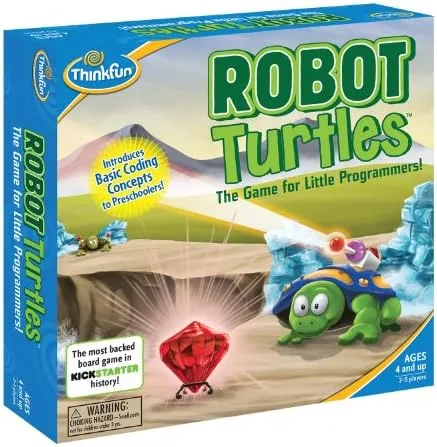 The box highlights the game's preschool focus and Kickstarter heritage with an explicit four-and-up 